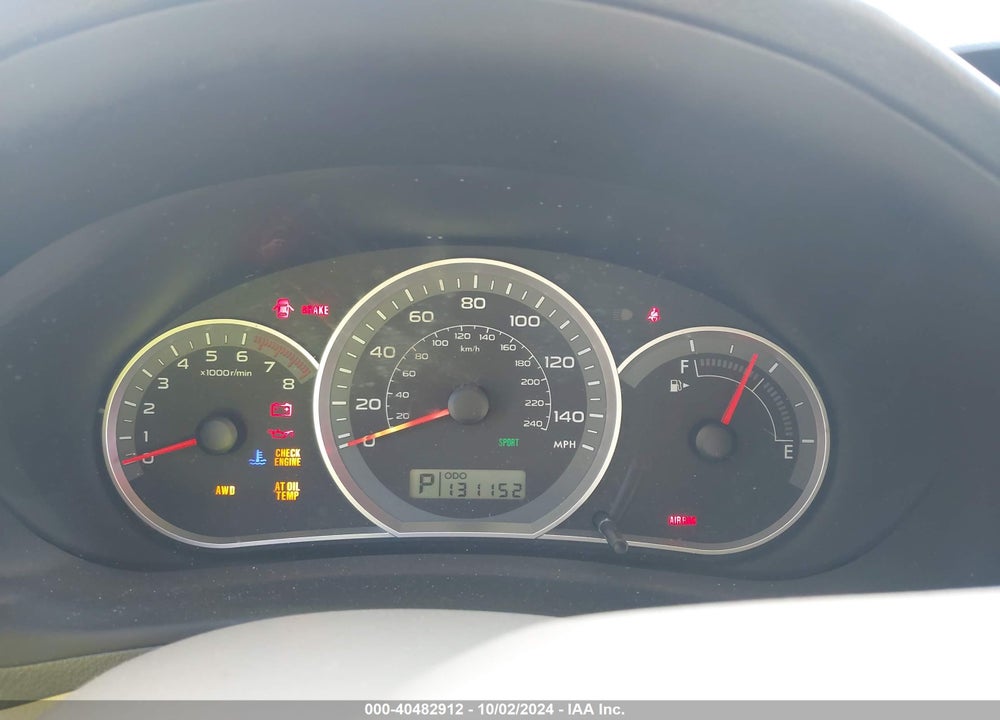 2008 SUBARU IMPREZA 2.5I VIN: JF1GH61678H820625