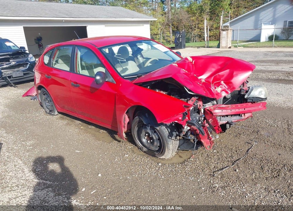 2008 SUBARU IMPREZA 2.5I VIN: JF1GH61678H820625