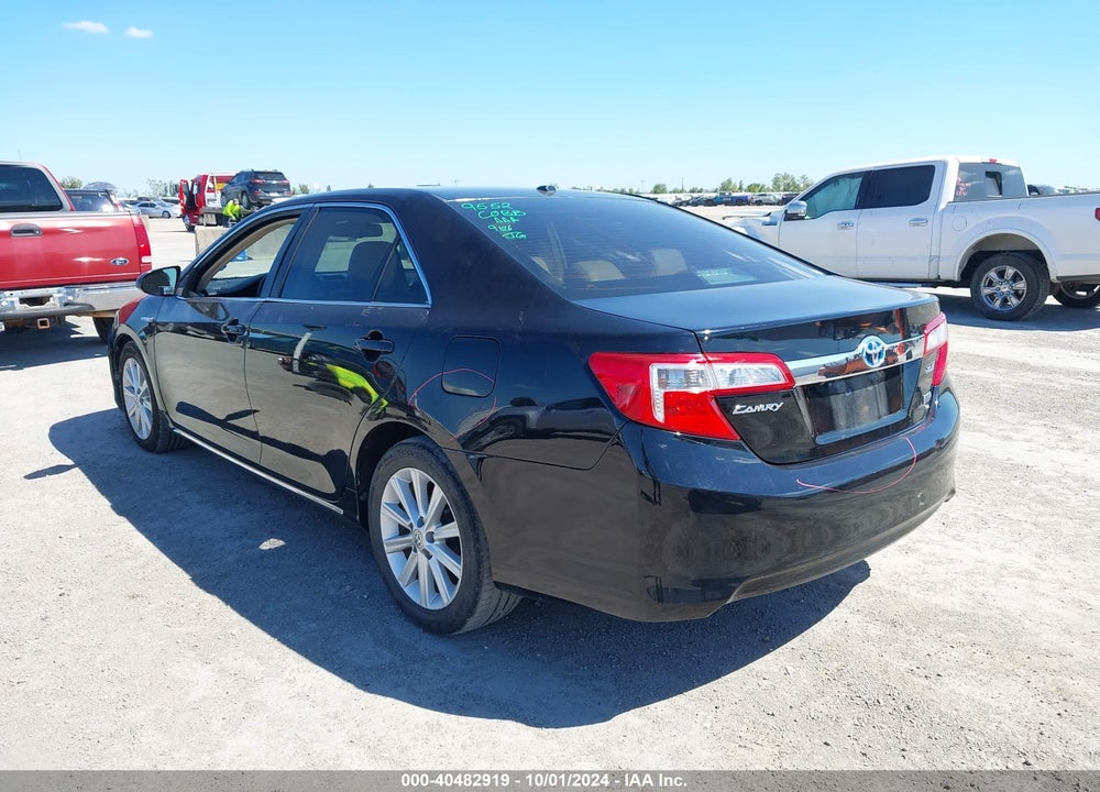 2012 TOYOTA CAMRY HYBRID XLE VIN: 4T1BD1FK7CU058823