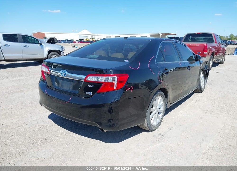 2012 TOYOTA CAMRY HYBRID XLE VIN: 4T1BD1FK7CU058823