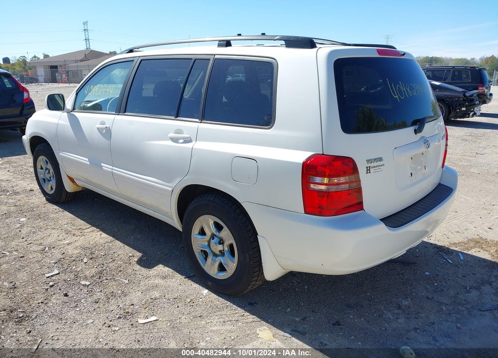 2003 TOYOTA HIGHLANDER VIN: JTEGD21A730069192