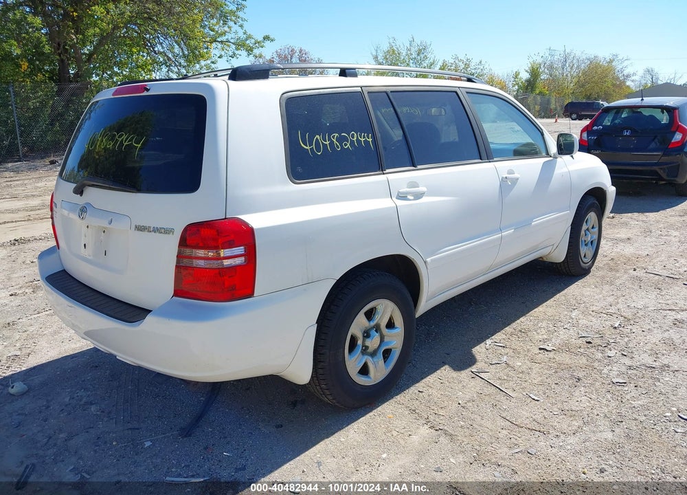 2003 TOYOTA HIGHLANDER VIN: JTEGD21A730069192