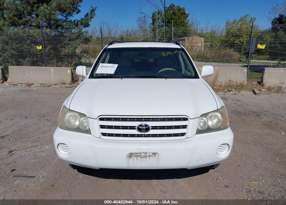 2003 TOYOTA HIGHLANDER VIN: JTEGD21A730069192