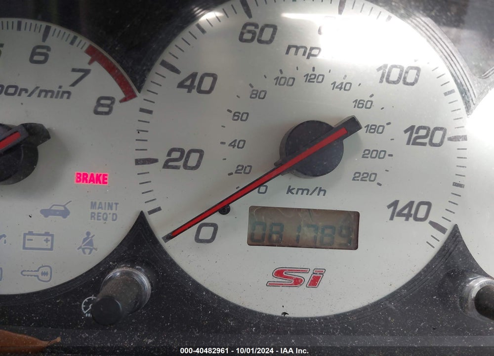 2002 HONDA CIVIC SI VIN: SHHEP33532U305702