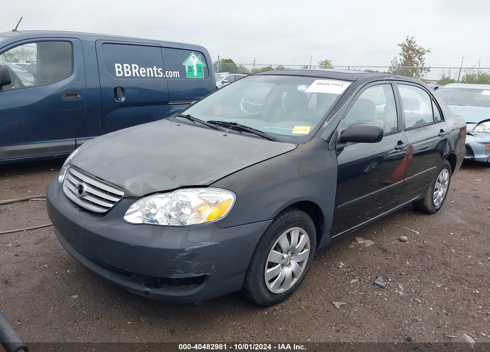 2004 TOYOTA COROLLA LE VIN: 1NXBR32E04Z222086