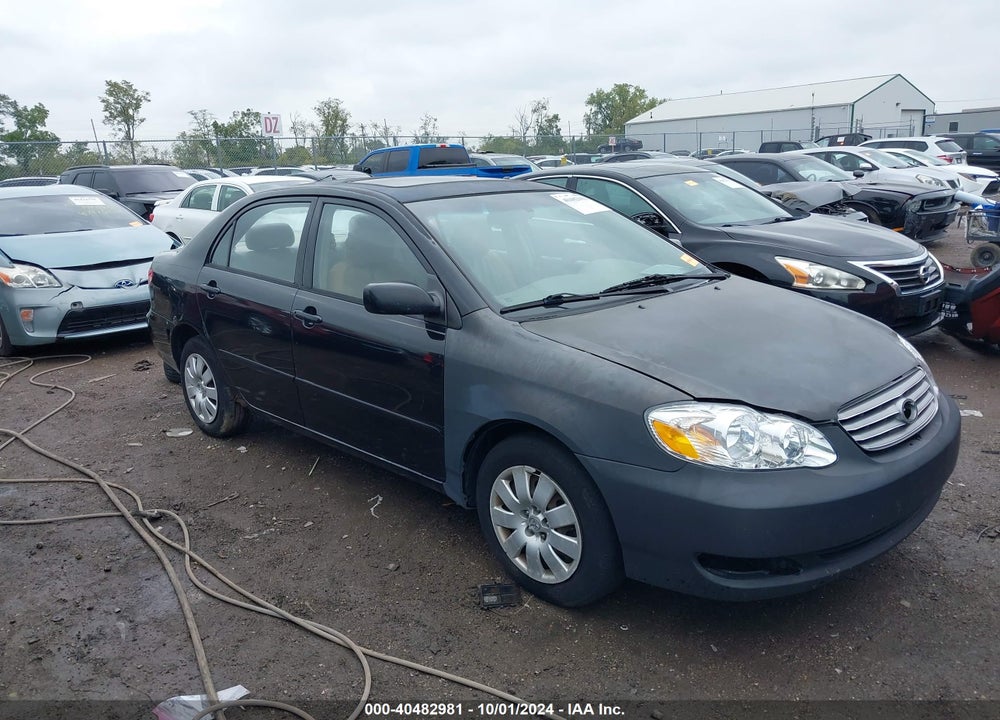 2004 TOYOTA COROLLA LE VIN: 1NXBR32E04Z222086