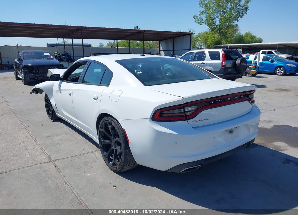2019 DODGE CHARGER SXT RWD VIN: 2C3CDXBG0KH655590
