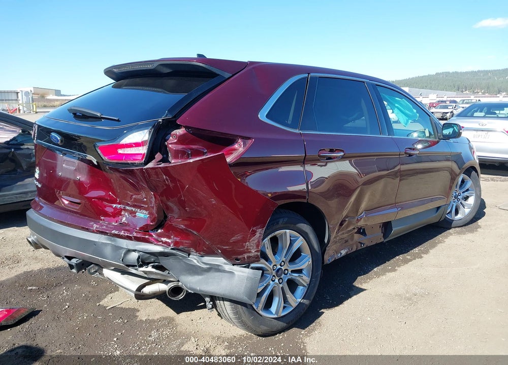 2020 FORD EDGE TITANIUM VIN: 2FMPK4K92LBB64456