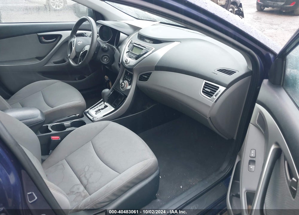 2012 HYUNDAI ELANTRA GLS VIN: 5NPDH4AE4CH140393