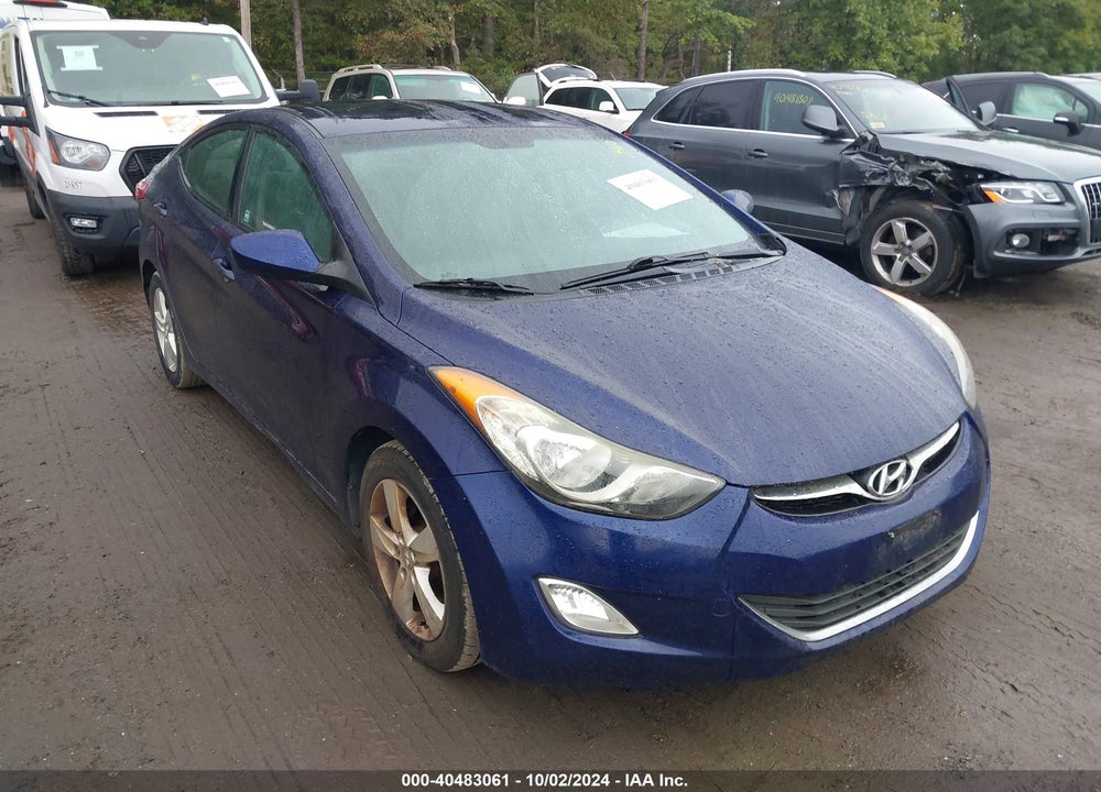 2012 HYUNDAI ELANTRA GLS VIN: 5NPDH4AE4CH140393