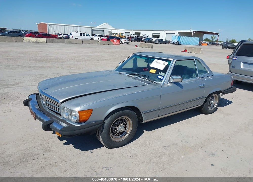 1984 MERCEDES-BENZ 380 SL VIN: WDBBA45A1EA006758