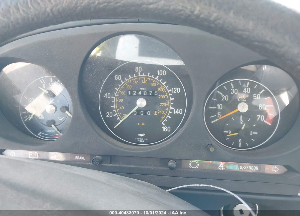 1984 MERCEDES-BENZ 380 SL VIN: WDBBA45A1EA006758