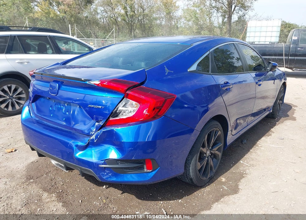 2019 HONDA CIVIC VIN: 19XFC2F81KE008600
