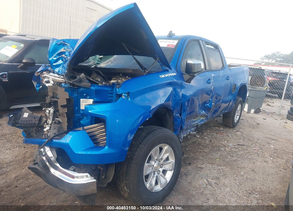 2022 CHEVROLET SILVERADO 1500 4WD STANDARD BED LT VIN: 3GCUDDED4NG654219