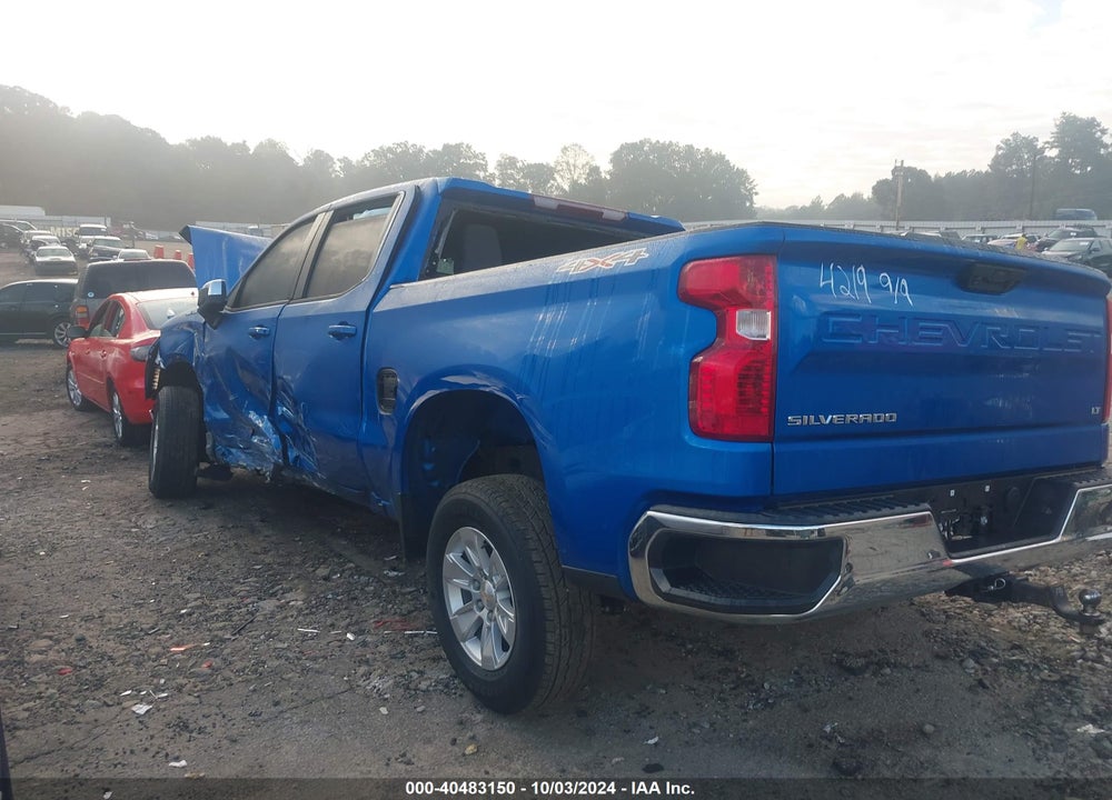 2022 CHEVROLET SILVERADO 1500 4WD STANDARD BED LT VIN: 3GCUDDED4NG654219