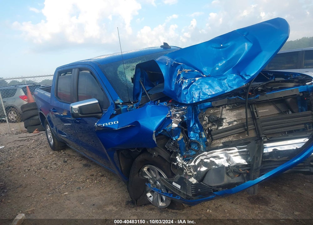 2022 CHEVROLET SILVERADO 1500 4WD STANDARD BED LT VIN: 3GCUDDED4NG654219
