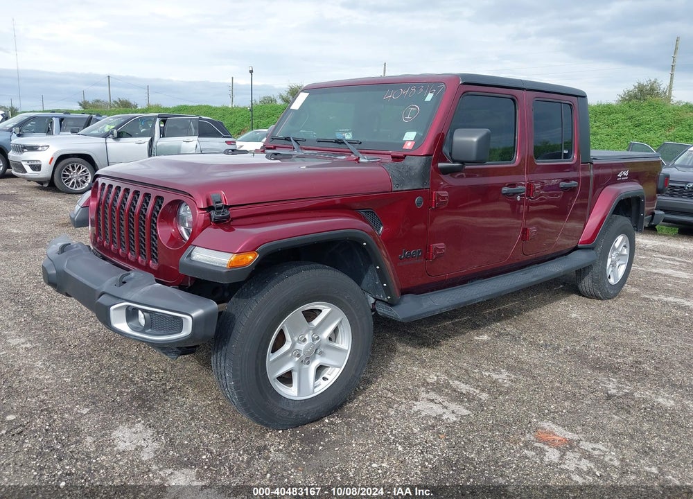 2022 JEEP GLADIATOR SPORT S 4X4 VIN: 1C6HJTAG1NL126880
