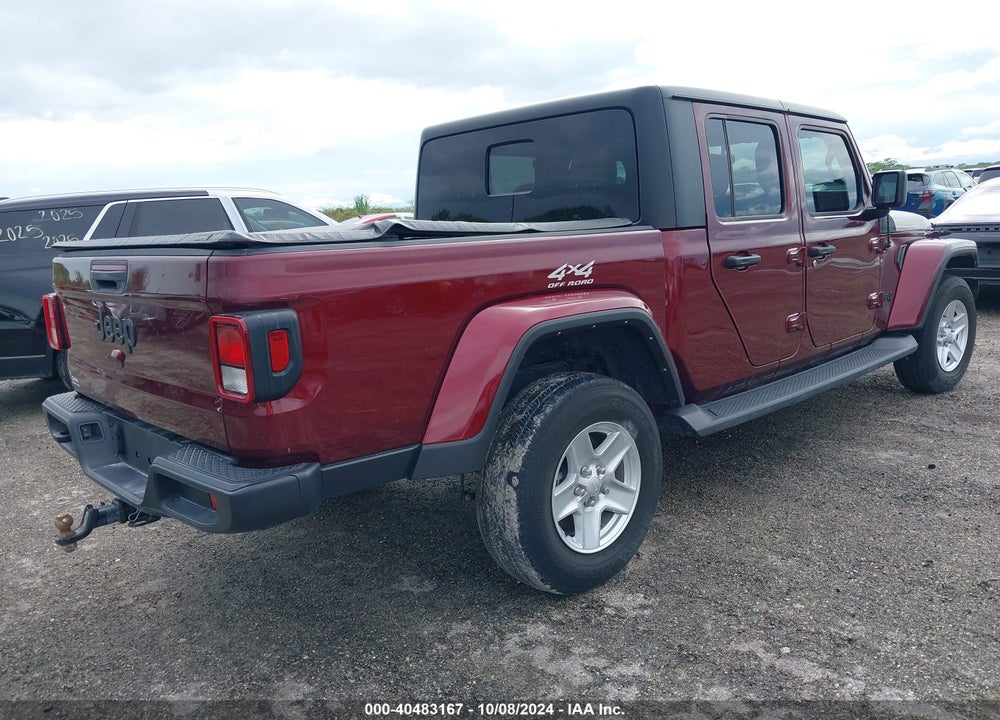 2022 JEEP GLADIATOR SPORT S 4X4 VIN: 1C6HJTAG1NL126880