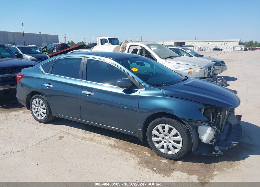 2016 NISSAN SENTRA SV VIN: 3N1AB7AP1GY221046