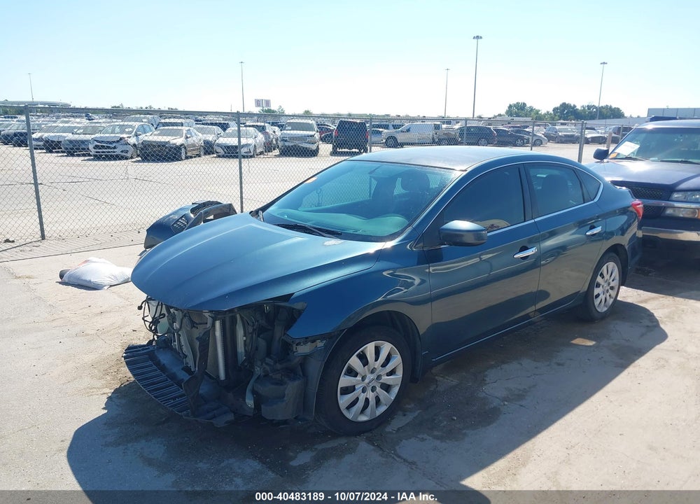 2016 NISSAN SENTRA SV VIN: 3N1AB7AP1GY221046