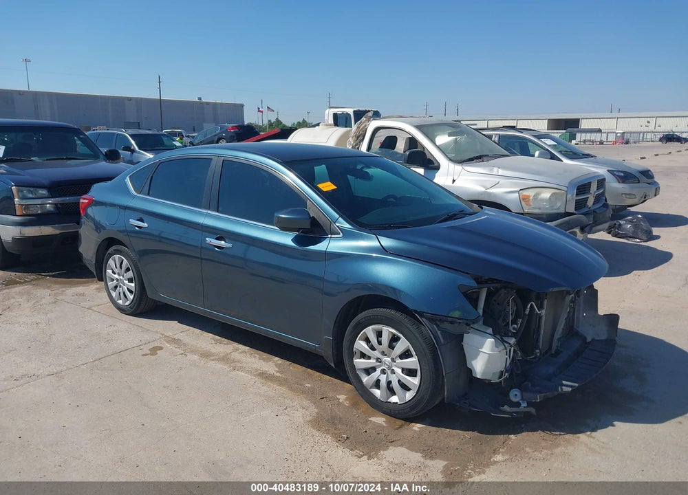 2016 NISSAN SENTRA SV VIN: 3N1AB7AP1GY221046