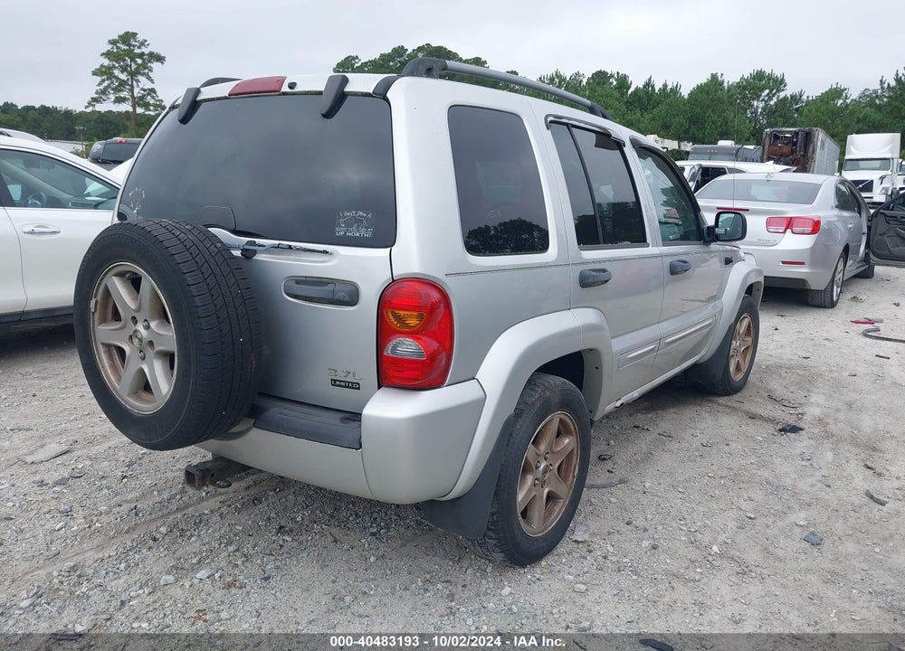 2004 JEEP LIBERTY LIMITED EDITION VIN: 1J4GK58K64W256023
