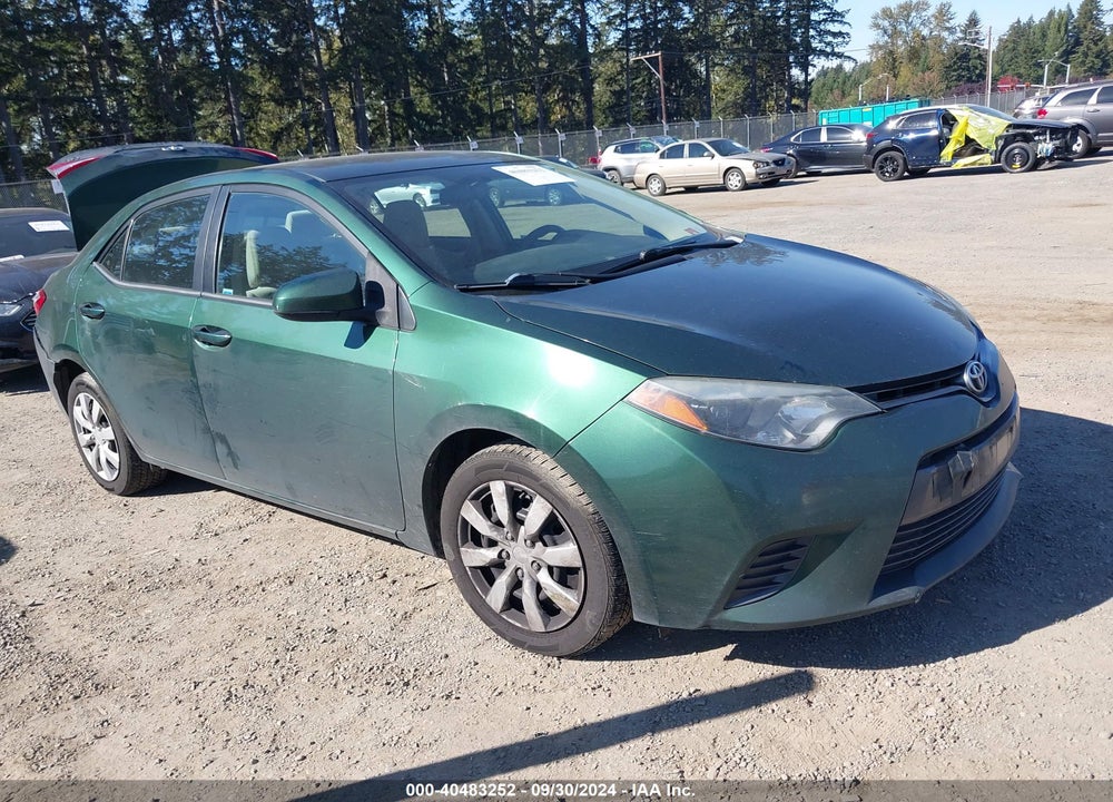 2015 TOYOTA COROLLA LE VIN: 2T1BURHE6FC336137