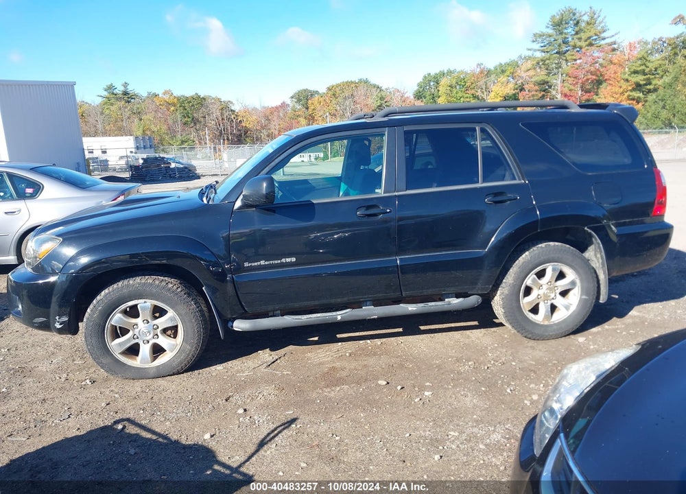 2007 TOYOTA 4RUNNER SPORT V6 VIN: JTEBU14R170111870