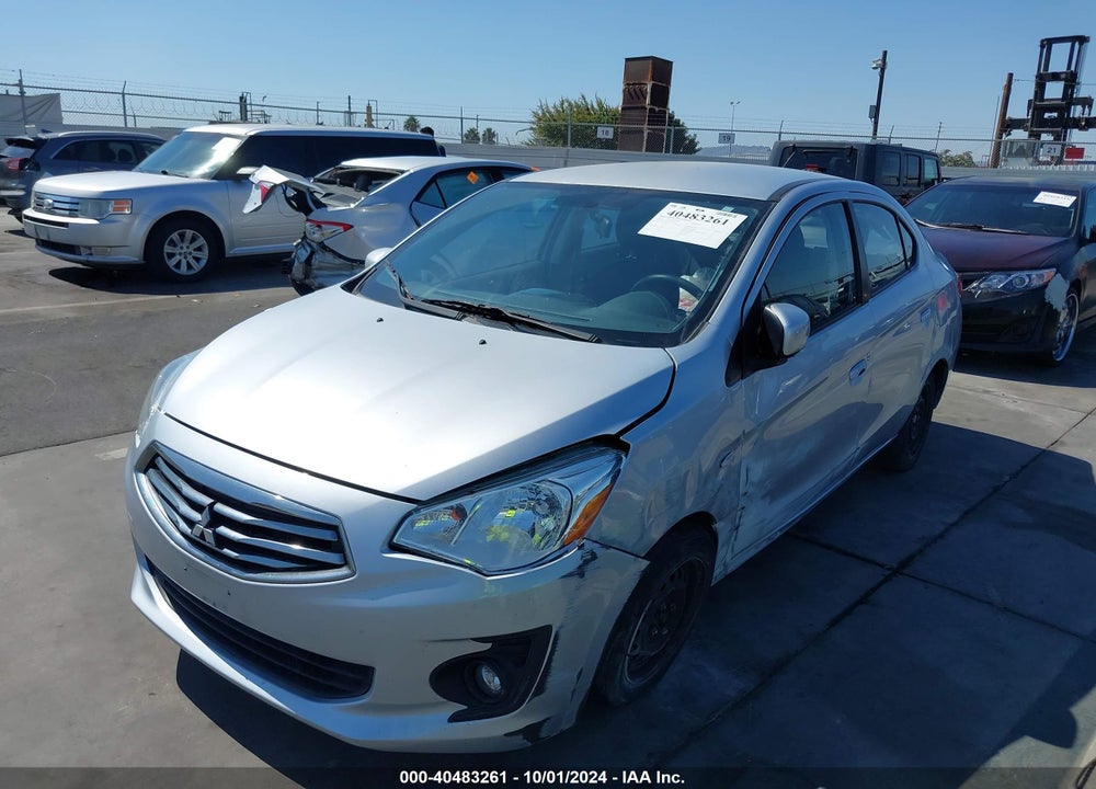 2018 MITSUBISHI MIRAGE G4 ES VIN: ML32F3FJ4JHF16346
