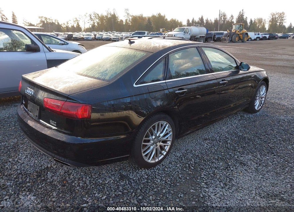 2016 AUDI A6 3.0T PREMIUM PLUS VIN: WAUFGAFC0GN002001
