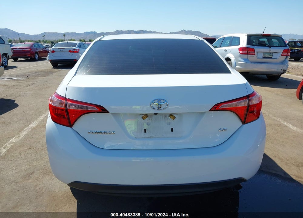 2019 TOYOTA COROLLA LE VIN: 2T1BURHE0KC234214