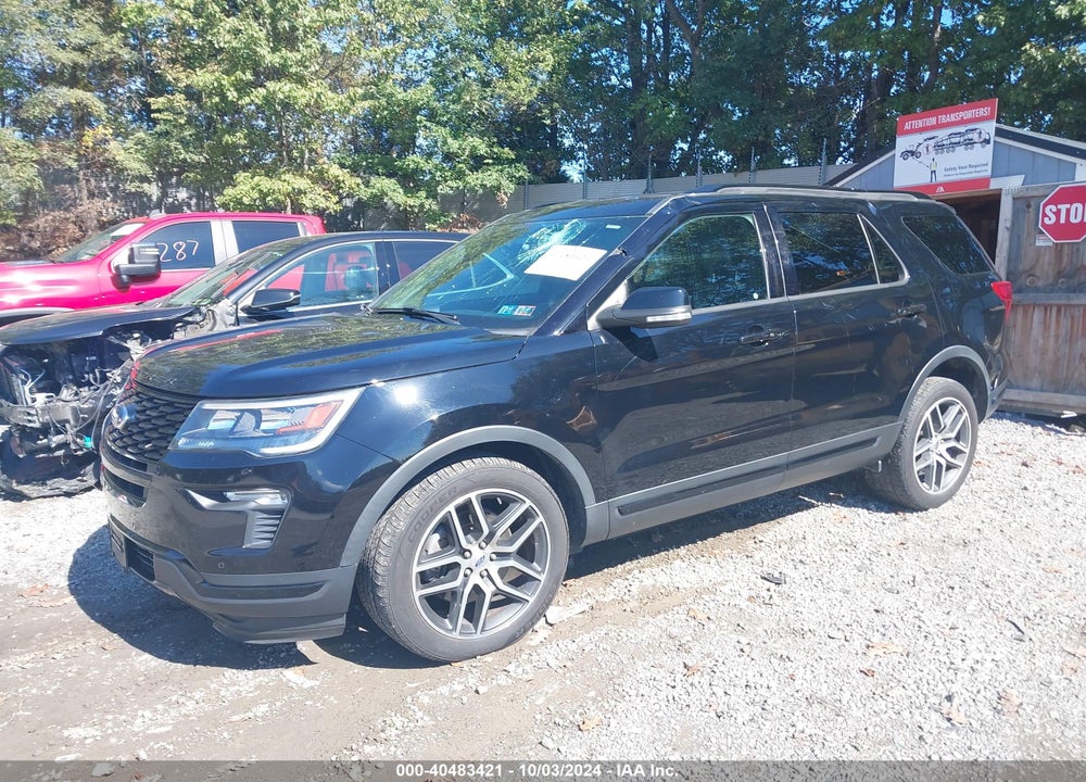 2018 FORD EXPLORER SPORT VIN: 1FM5K8GT7JGA73935
