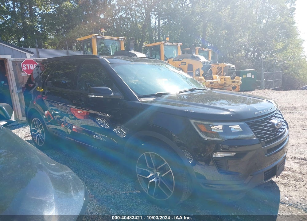 2018 FORD EXPLORER SPORT VIN: 1FM5K8GT7JGA73935