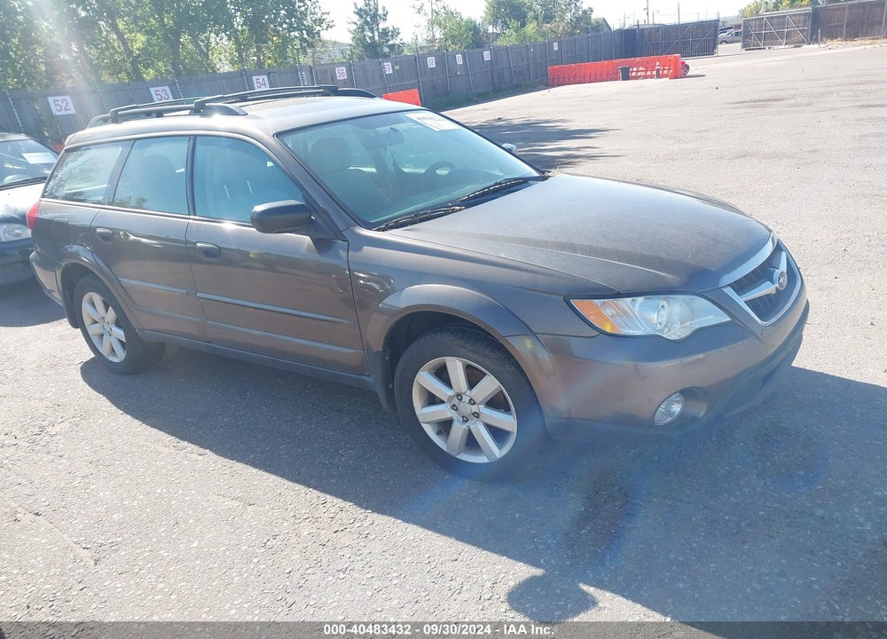 2009 SUBARU OUTBACK 2.5I VIN: 4S4BP61CX96310033