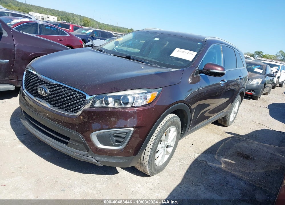 2016 KIA SORENTO 2.4L LX VIN: 5XYPG4A38GG051860