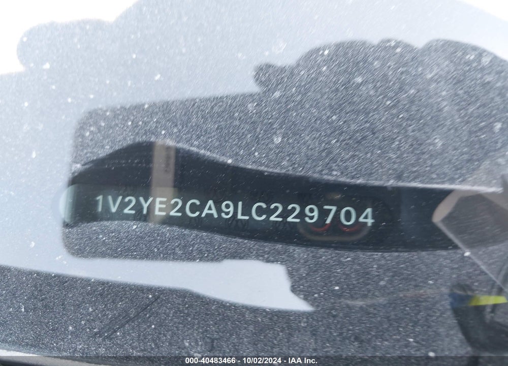 2020 VOLKSWAGEN ATLAS CROSS SPORT 3.6L V6 SE W/TECHNOLOGY/3.6L V6 SE W/TECHNOLOGY R-LINE VIN: 1V2YE2CA9LC229704