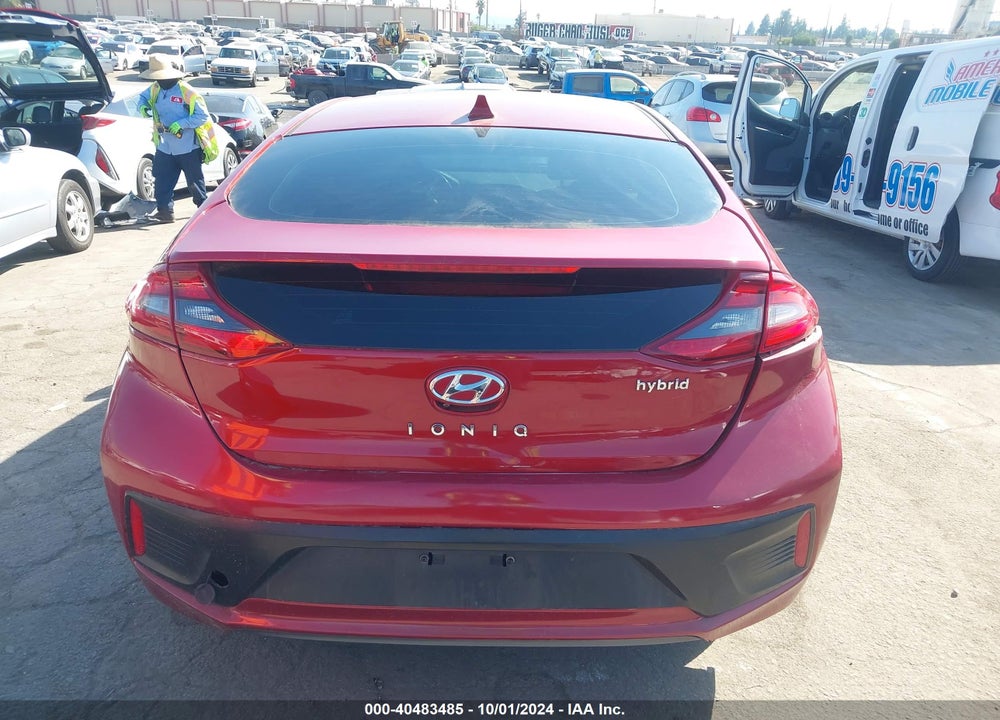 2019 HYUNDAI IONIQ HYBRID SEL VIN: KMHC75LC6KU112675
