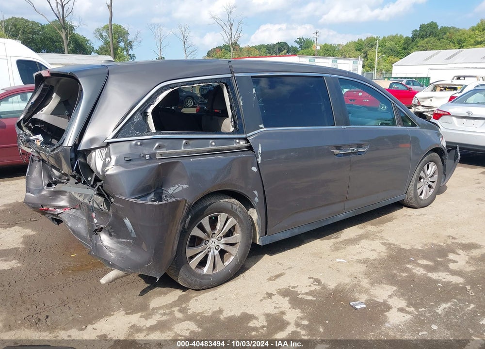 2017 HONDA ODYSSEY SE VIN: 5FNRL5H34HB010196