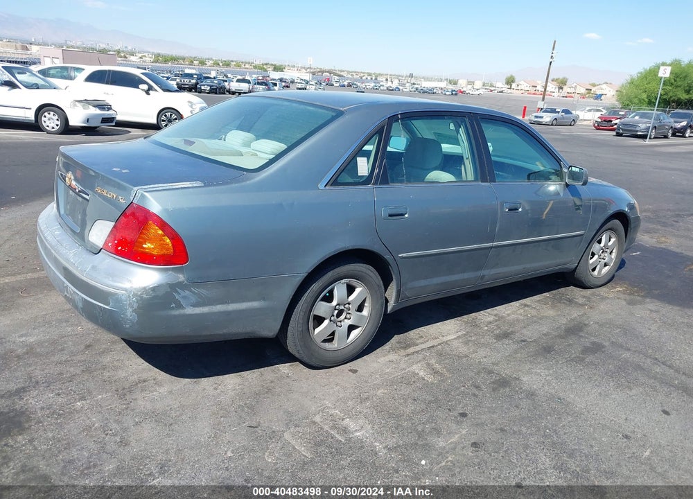 2000 TOYOTA AVALON XL VIN: 4T1BF28B1YU092325