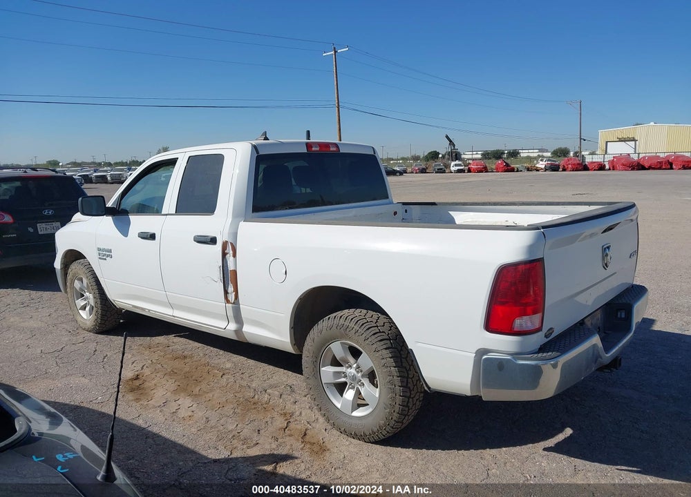 2021 RAM 1500 CLASSIC TRADESMAN 4X4 6'4 BOX VIN: 1C6RR7FG1MS527718
