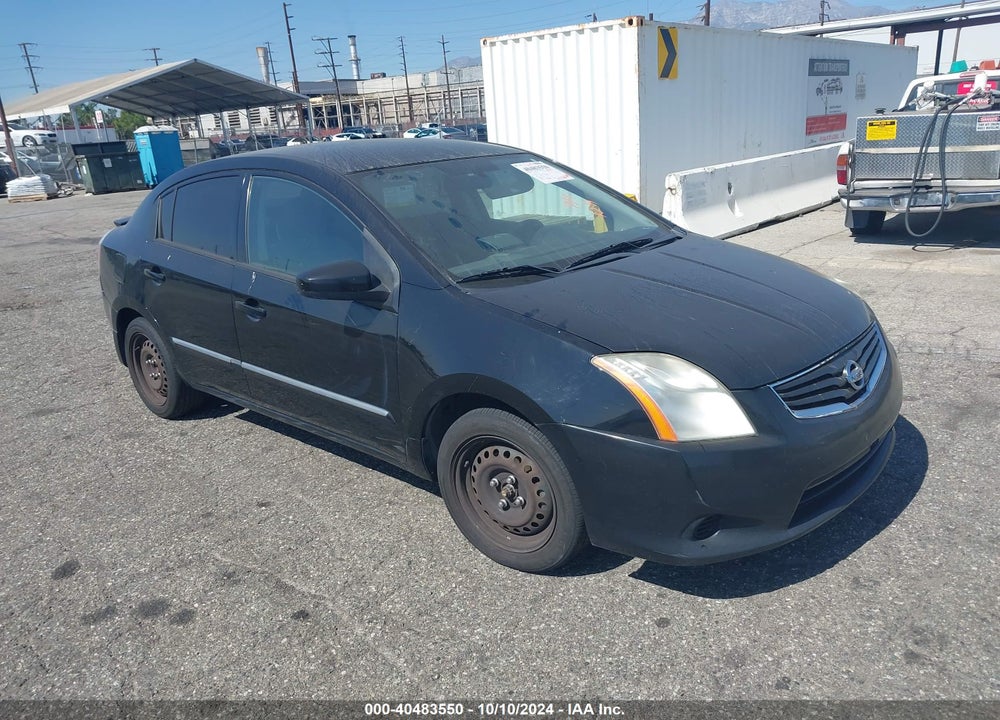 2012 NISSAN SENTRA 2.0 S VIN: 3N1AB6AP2CL781076