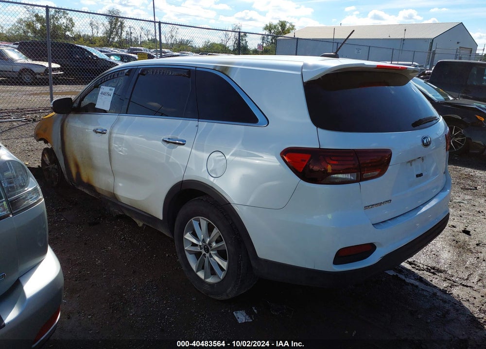 2019 KIA SORENTO 3.3L LX VIN: 5XYPGDA50KG527349