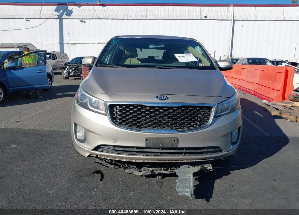 2015 KIA SEDONA SX VIN: KNDMC5C18F6036258