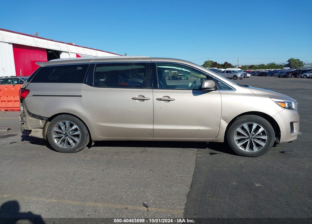 2015 KIA SEDONA SX VIN: KNDMC5C18F6036258