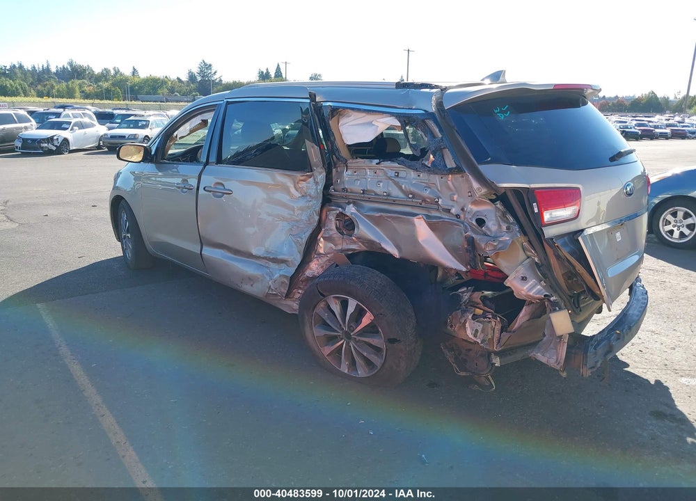 2015 KIA SEDONA SX VIN: KNDMC5C18F6036258