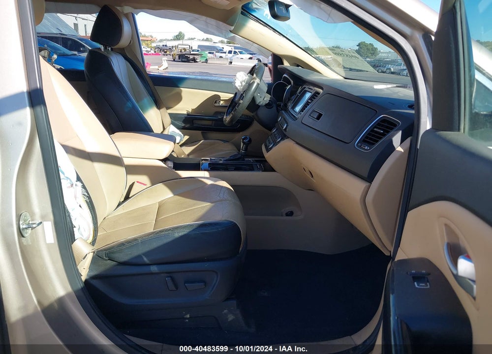 2015 KIA SEDONA SX VIN: KNDMC5C18F6036258