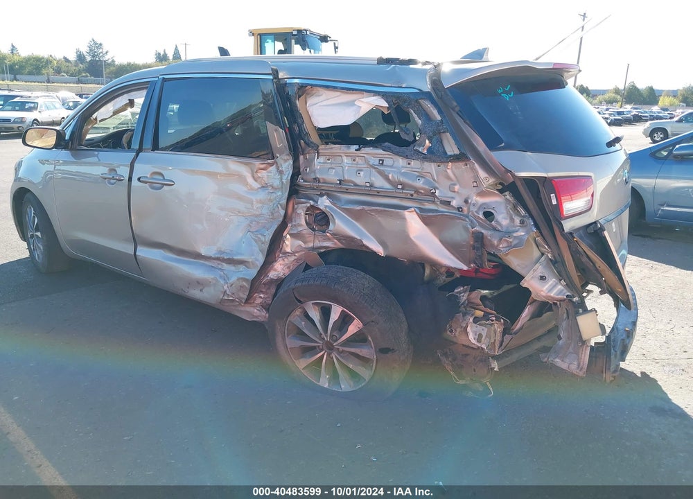 2015 KIA SEDONA SX VIN: KNDMC5C18F6036258