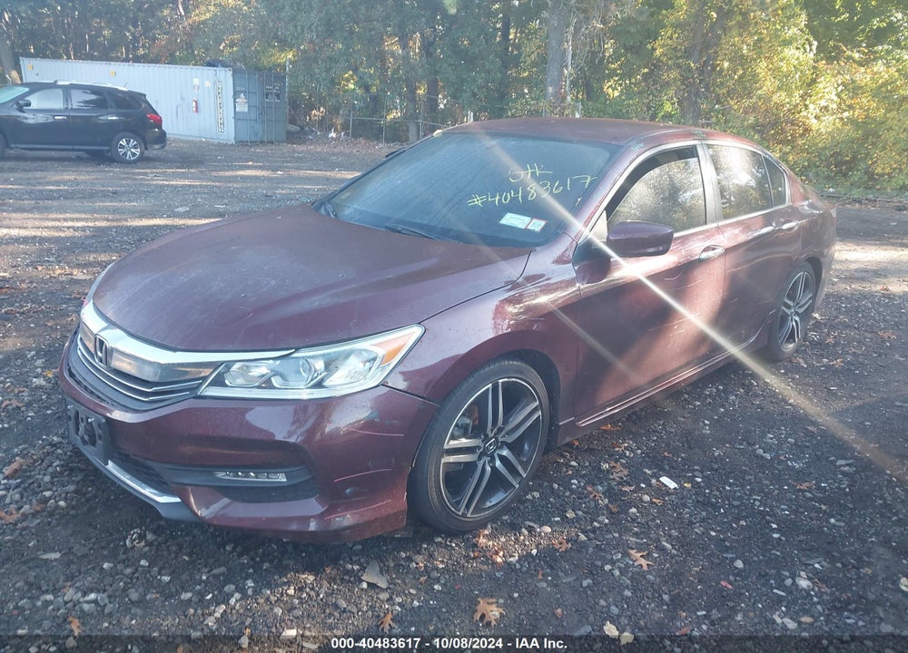 2017 HONDA ACCORD SPORT VIN: 1HGCR2F55HA178396