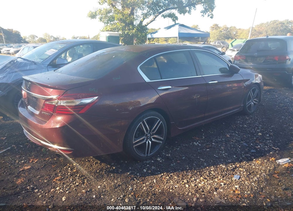 2017 HONDA ACCORD SPORT VIN: 1HGCR2F55HA178396