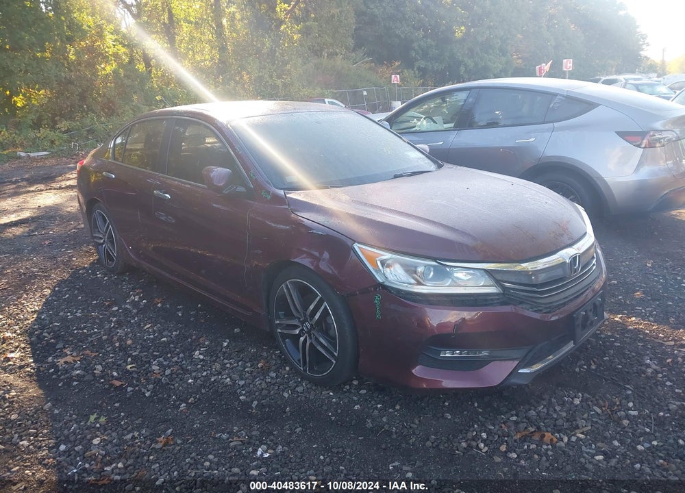 2017 HONDA ACCORD SPORT VIN: 1HGCR2F55HA178396